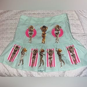 Queen of sparkles swimmer girl skort